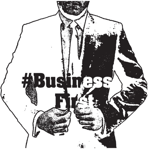 #BusinessFirst Short Sleeve Tee